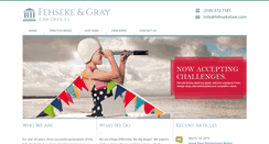 Desktop Screenshot of fehsekelaw.com
