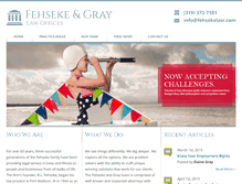 Tablet Screenshot of fehsekelaw.com